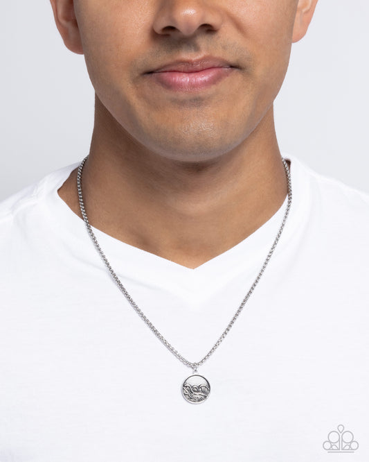 Wave Warrior - Silver - Paparazzi Necklace Image