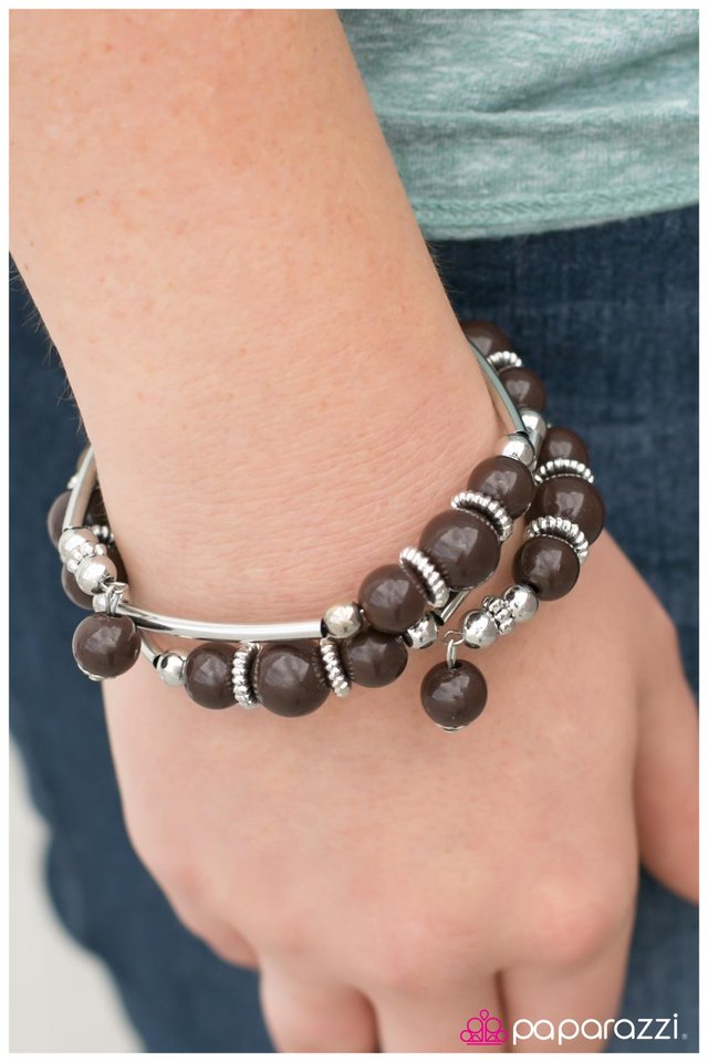 Paparazzi Bracelet ~ Thats A Wrap! - Brown