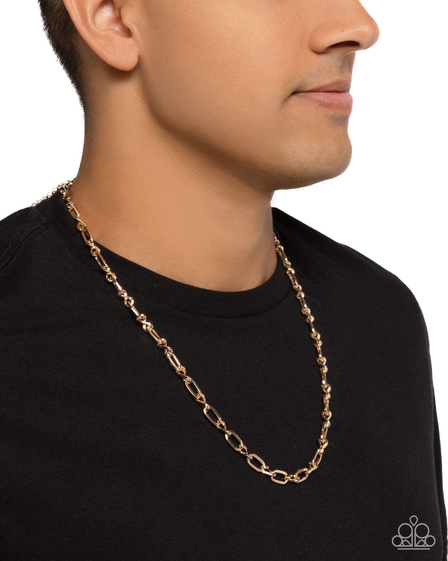 Mr. Steal Your Girl - Gold - Paparazzi Necklace Image