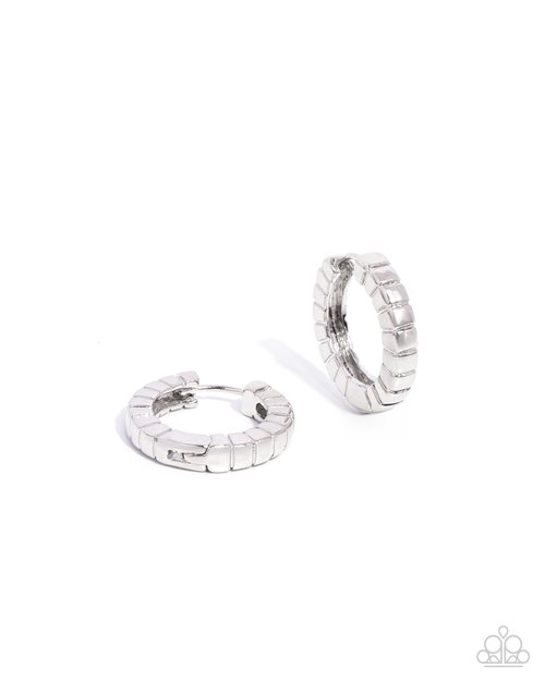 Seamless Style - Silver - Paparazzi Earring Image