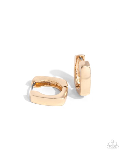 Fortnight Fashion - Gold - Paparazzi Earring Image