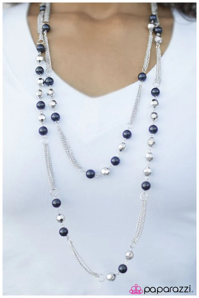 Paparazzi Necklace ~ Harmonious Dissonance - Blue
