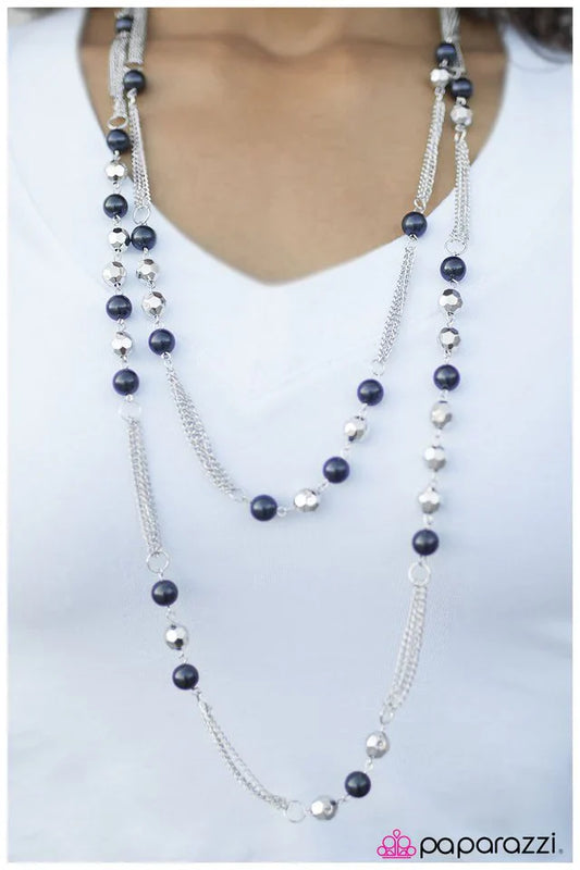 Paparazzi Necklace ~ Harmonious Dissonance - Blue