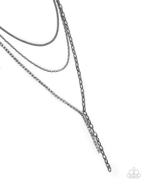 Ornate Obsession - White - Paparazzi Necklace Image