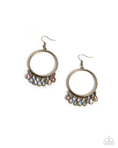 Hooped Hello - Paparazzi Earring Image