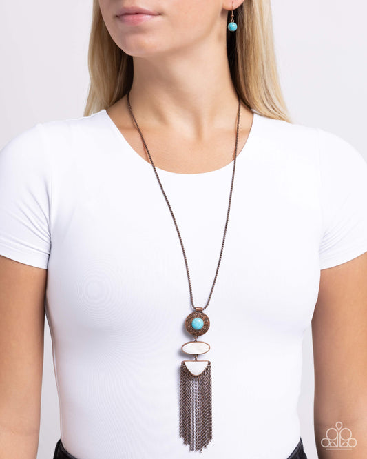 Textured Tourist - Paparazzi Necklace Image