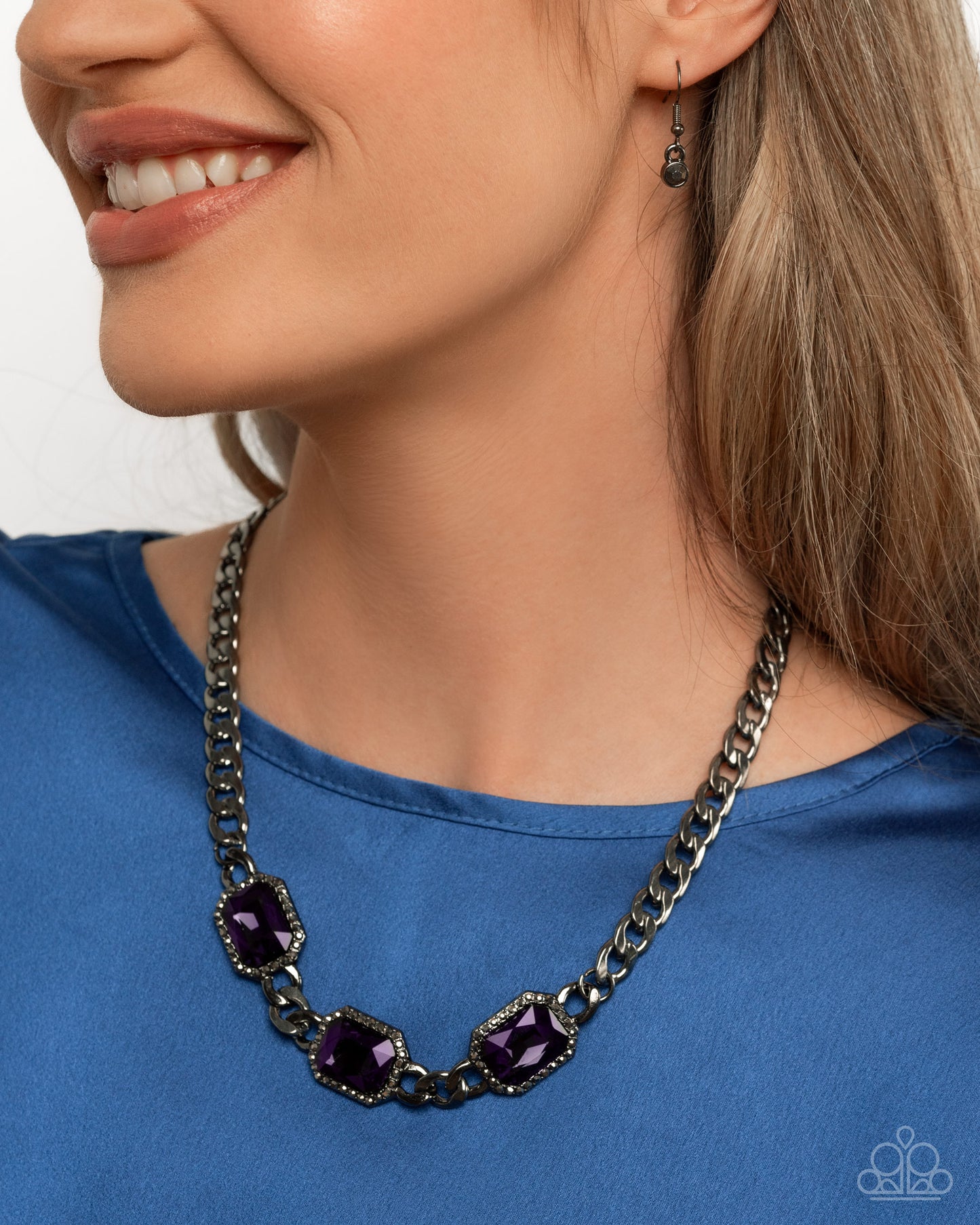 Without Delay - Purple - Paparazzi Necklace Image