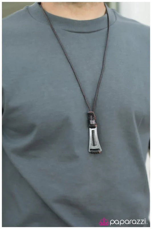 Paparazzi Necklace ~ Rambo - Black