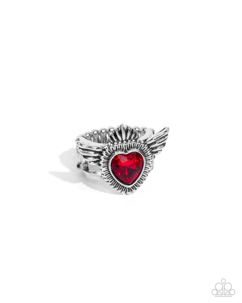 Diva Dame - Red - Paparazzi Ring Image