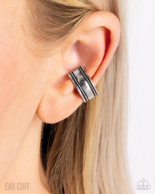 Standard Pressure - Silver - Paparazzi Earring Image