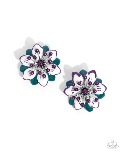 Dimensional Dowry - Earrings - Paparazzi Earring Image