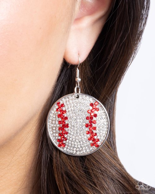 Homerun Haute - Paparazzi Earring Image