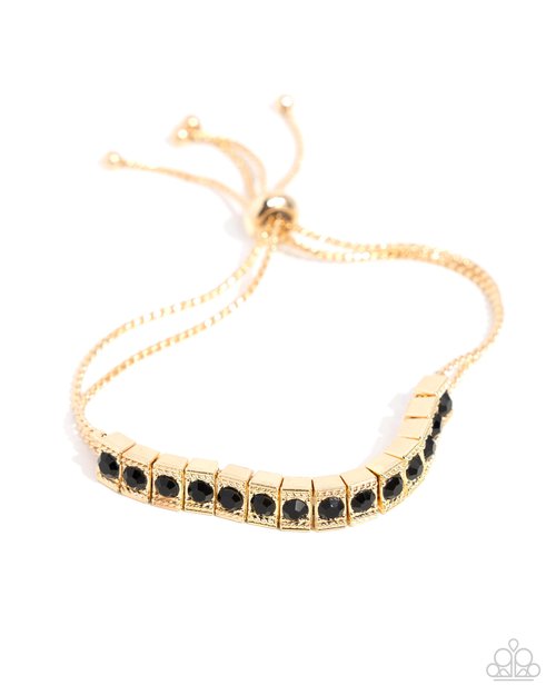 Dancing Decade - Black - Paparazzi Bracelet Image