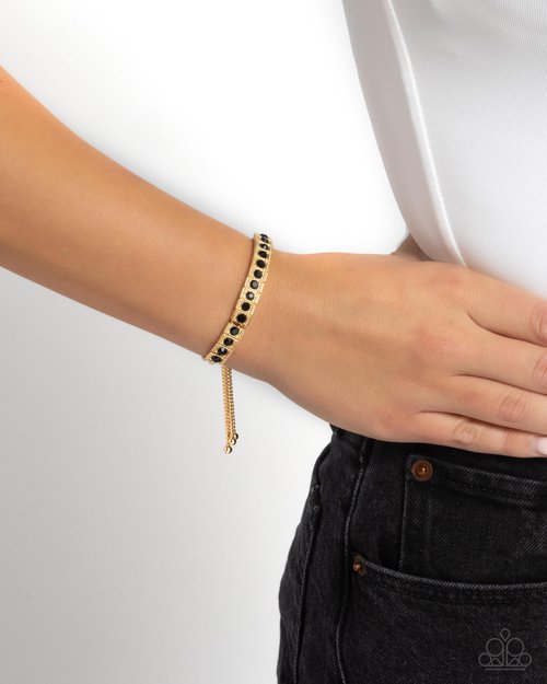 Dancing Decade - Black - Paparazzi Bracelet Image