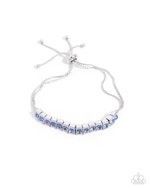 Dancing Decade - Blue - Paparazzi Bracelet Image