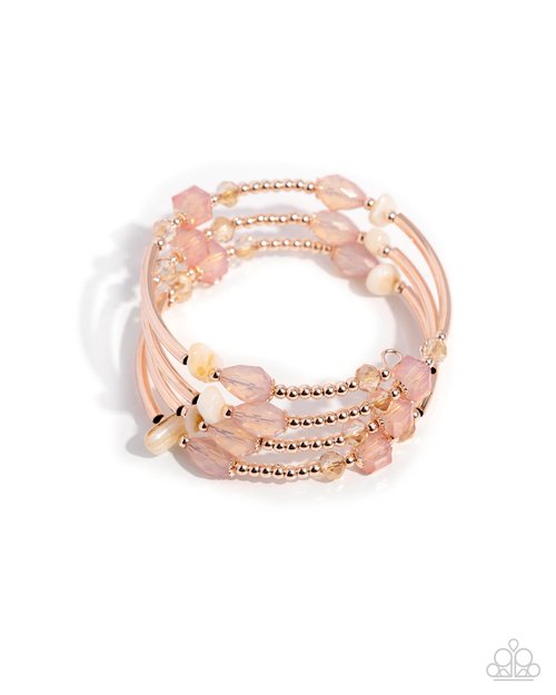 Multiple Choice - Gold - Paparazzi Bracelet Image