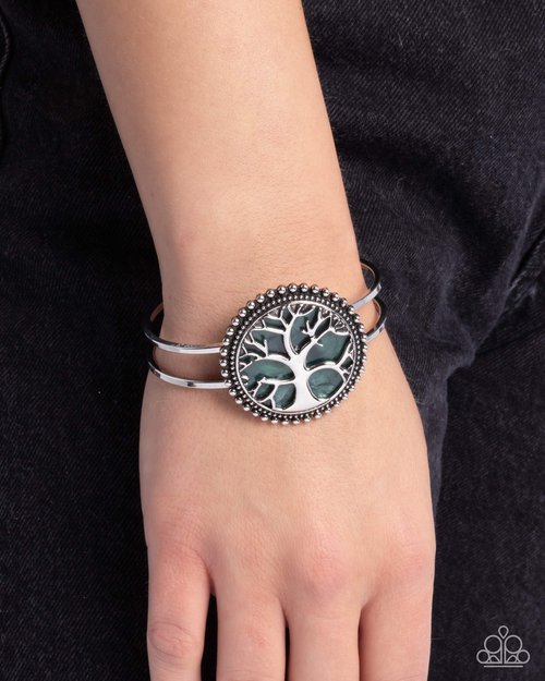 I Speak for the Trees - Green - Paparazzi Bracelet Image