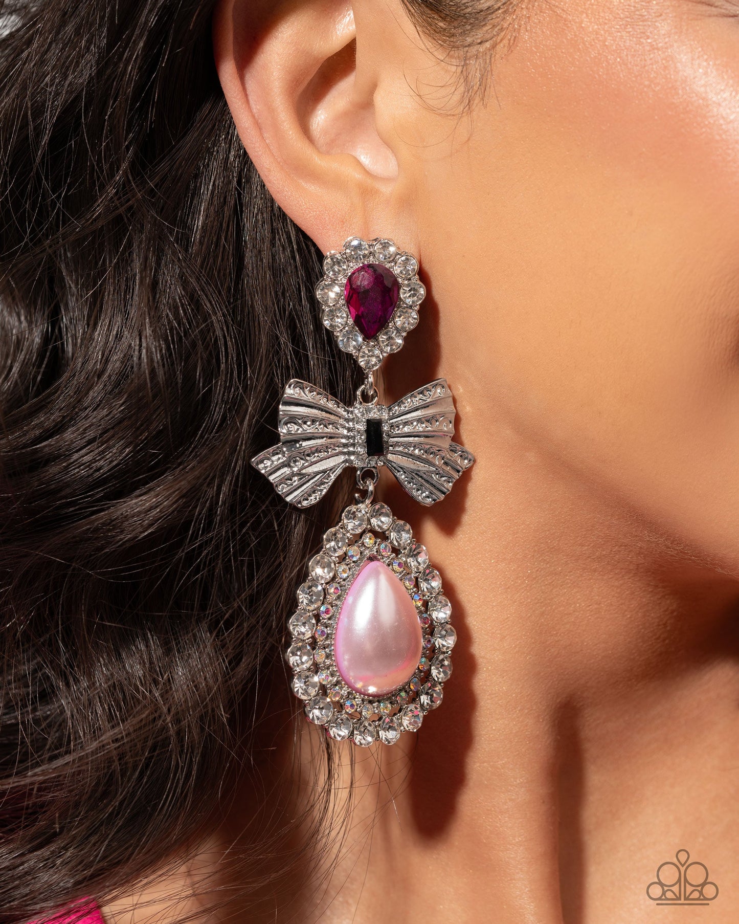 Paparazzi Earring ~ Alluring Aesthetic - Multi - Paparazzi Earring Image