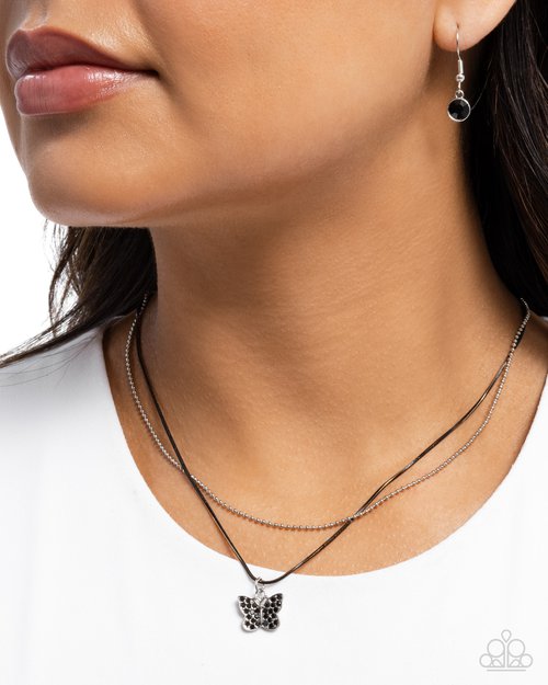 Adorable Ascension - Black - Paparazzi Necklace Image