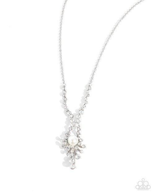 Phenomenal Pizzazz - White - Paparazzi Necklace Image