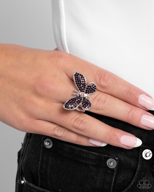Admirable Ascension - Purple - Paparazzi Ring Image