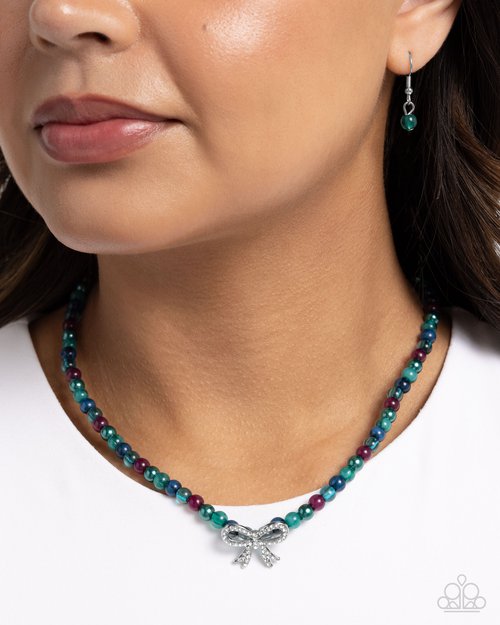 Elegant Empress - Green - Paparazzi Necklace Image