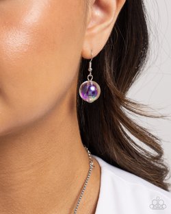 Iridescent Identity - Purple - Paparazzi Necklace Image
