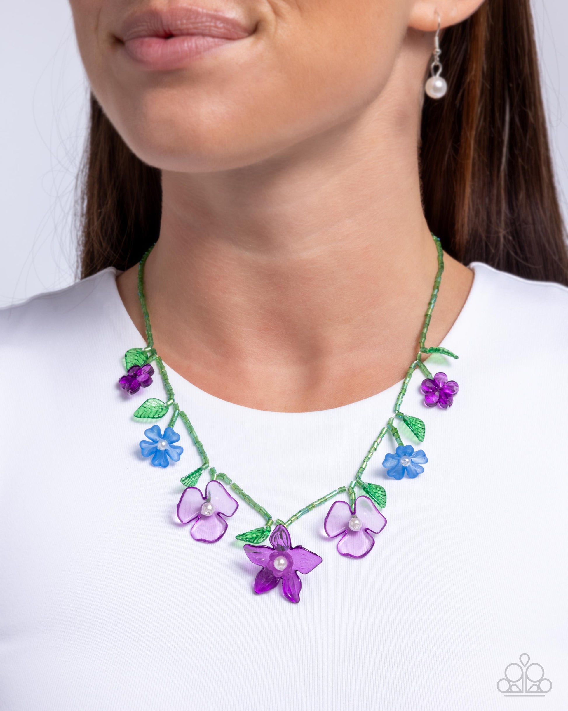 Gourmet Garden - Purple - Paparazzi Necklace Image