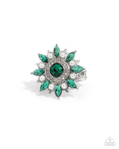 Forge Ahead - Green - Paparazzi Ring Image