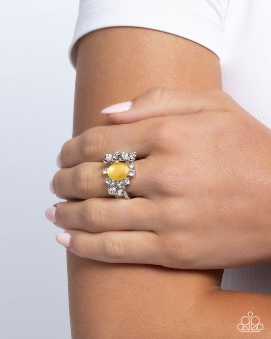Reflective Rarity - Yellow - Paparazzi Ring Image