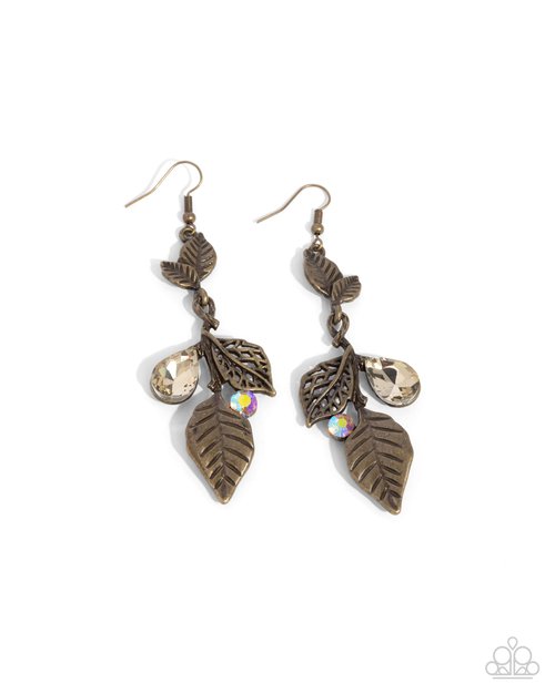 Descending Dazzle - Paparazzi Earring Image