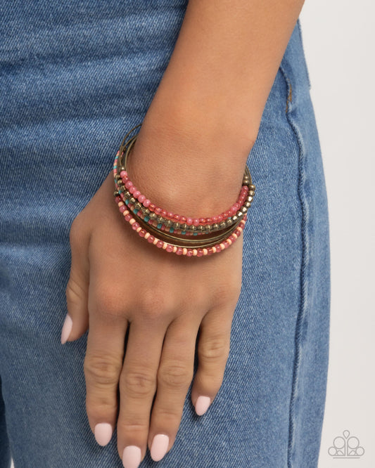 Seed Bead Shimmer - Paparazzi Bracelet Image