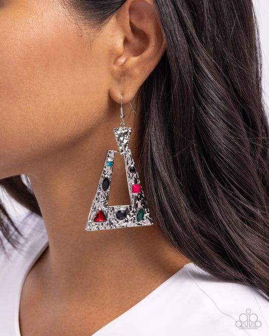 Warped Wanderer - Paparazzi Earring Image