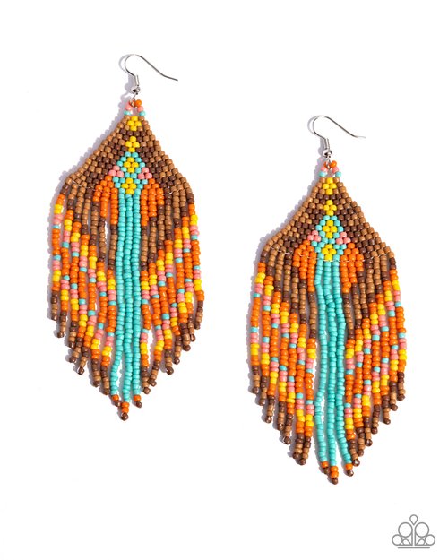 Paramount Pattern - Paparazzi Earring Image
