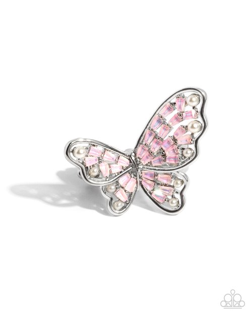 Hovering Haute - Pink - Paparazzi Ring Image