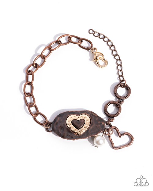 Rustic Reign - Copper - Paparazzi Bracelet Image