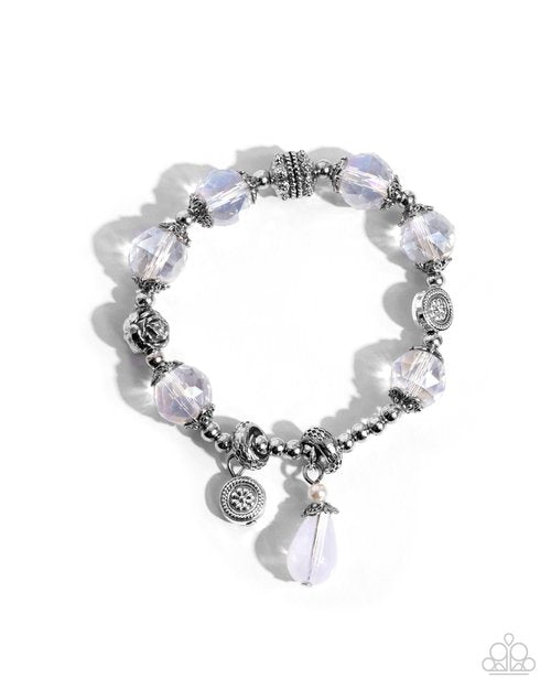 Better Off - White - Paparazzi Bracelet Image