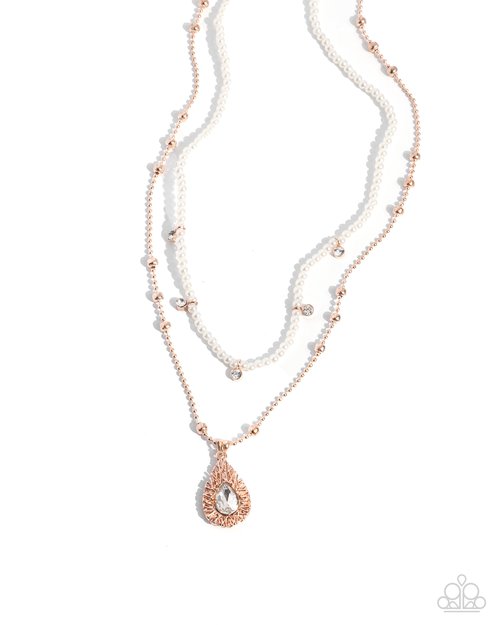 Radiant Reminder - Gold - Paparazzi Necklace Image