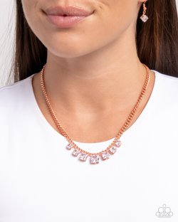 Seeking Out Squares - Paparazzi Necklace Image