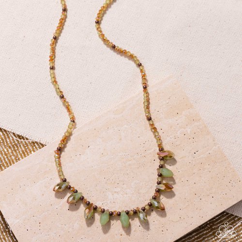 Declaration of Dazzle - Copper - Paparazzi Necklace Image