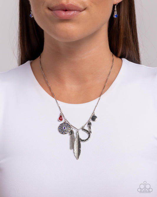 Sunset Slogan - Paparazzi Necklace Image