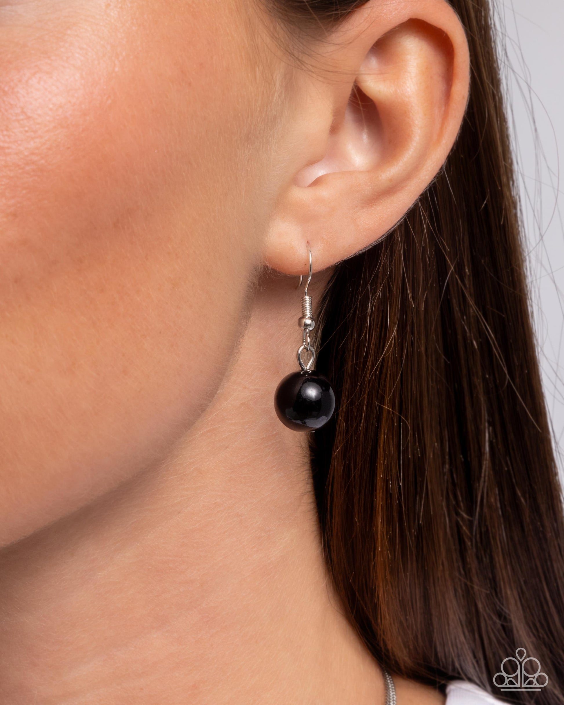 Speckled Statement - Black - Paparazzi Necklace Image