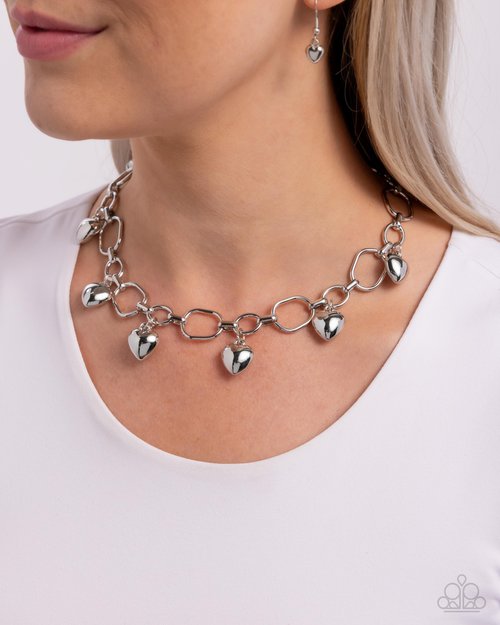 Hey Lover - Paparazzi Necklace Image