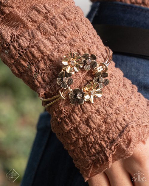 Genuine Garden - Gold - Paparazzi Bracelet Image