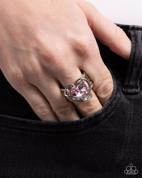 Cutie Chemistry - Pink - Paparazzi Ring Image