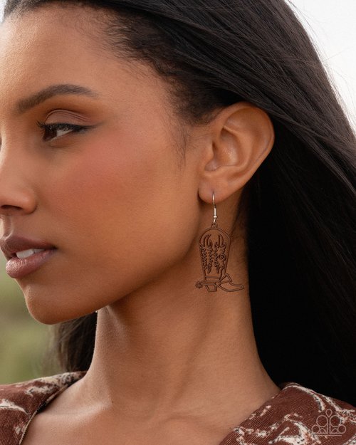 Given the Boot - Paparazzi Earring Image