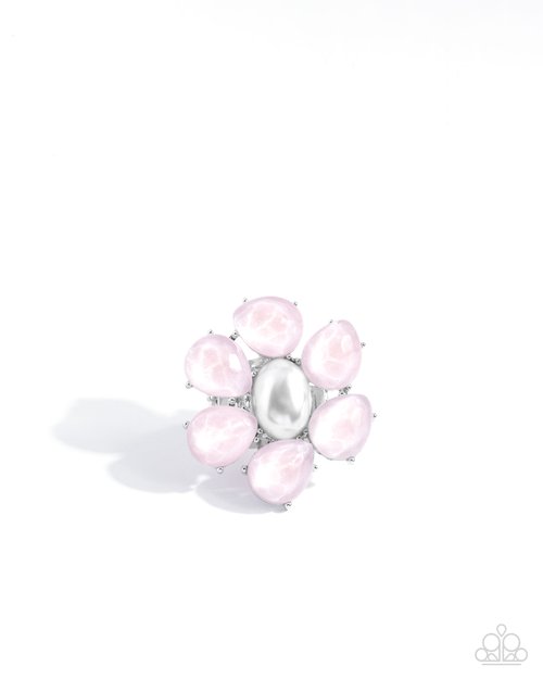 Glitter in the Air - Pink - Paparazzi Ring Image