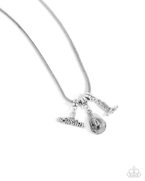 Boy Meets COWGIRL - Paparazzi Necklace Image