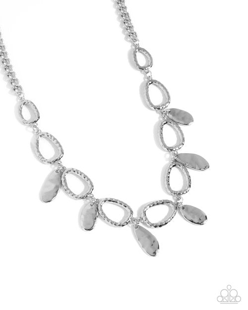 Hurry Up - Silver - Paparazzi Necklace Image