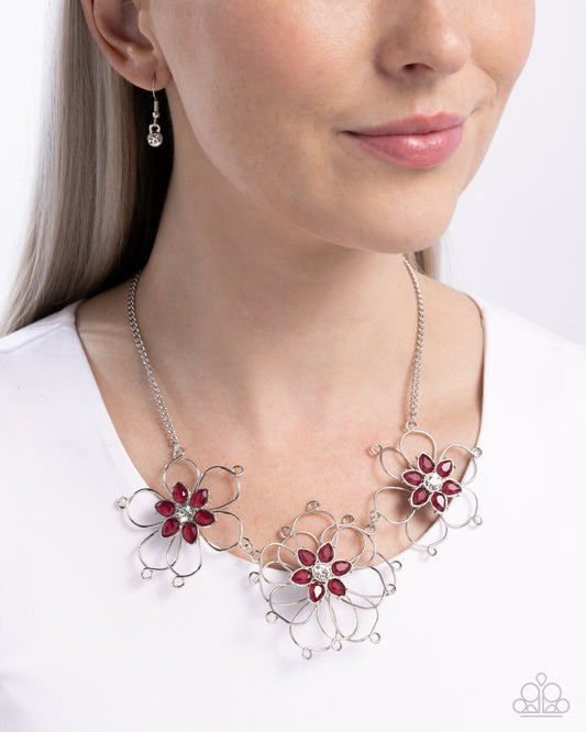 Wiry Welcome - Pink - Paparazzi Necklace Image